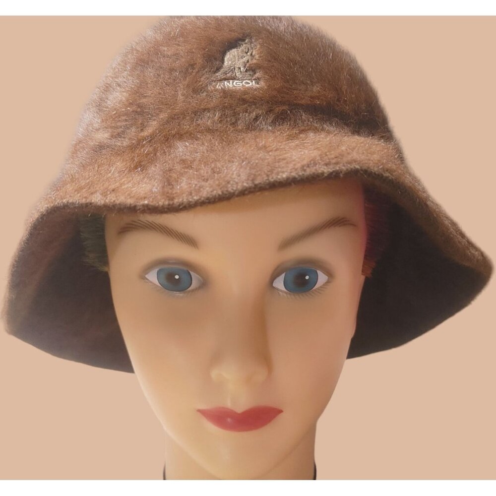 Kangol Furgora Vintage Casual Hat Medium  Brown Angora Blend